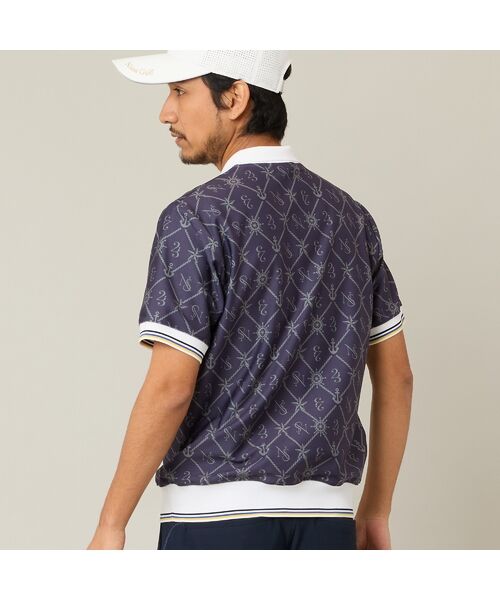 NS23 par Nissa Golf / エヌエス23・パー・ニッサゴルフ ポロシャツ | 【Men's】マリーンプリントポロ | 詳細8