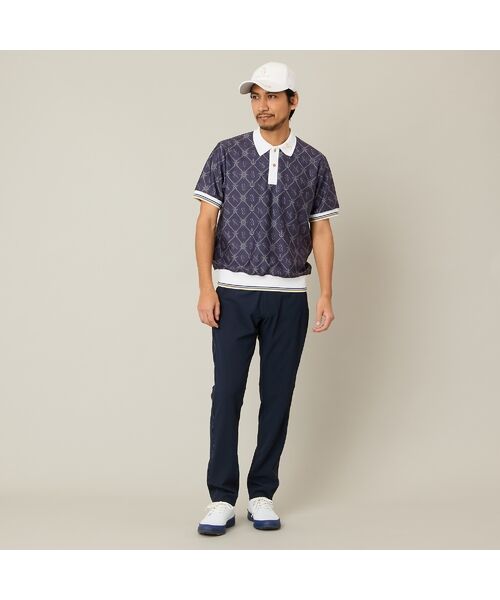 NS23 par Nissa Golf / エヌエス23・パー・ニッサゴルフ ポロシャツ | 【Men's】マリーンプリントポロ | 詳細11