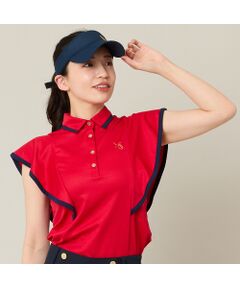 NS23 par Nissa Golf / エヌエス23・パー・ニッサゴルフ カットソー | 【Women's】【吸水速乾】ラッフルスリーブプルオーバー