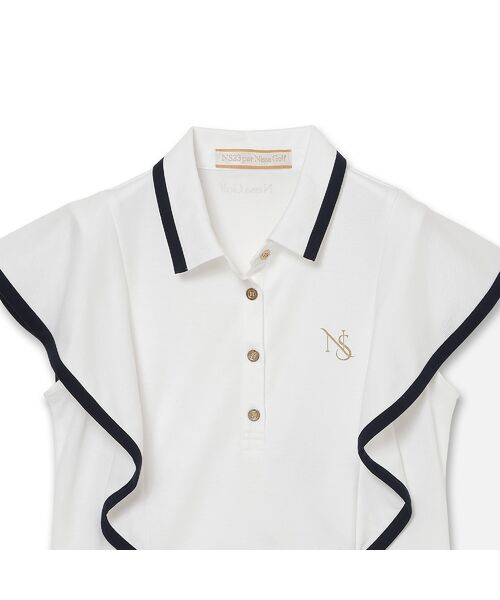 NS23 par Nissa Golf / エヌエス23・パー・ニッサゴルフ カットソー | 【Women's】【吸水速乾】ラッフルスリーブプルオーバー | 詳細6