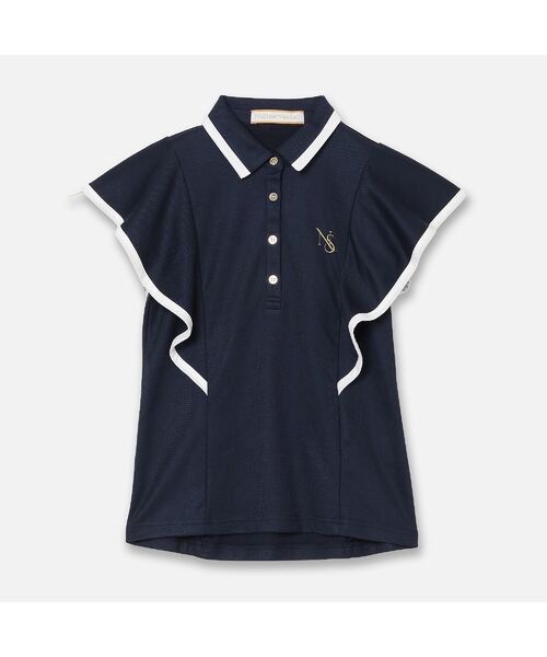 NS23 par Nissa Golf / エヌエス23・パー・ニッサゴルフ カットソー | 【Women's】【吸水速乾】ラッフルスリーブプルオーバー | 詳細9