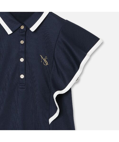 NS23 par Nissa Golf / エヌエス23・パー・ニッサゴルフ カットソー | 【Women's】【吸水速乾】ラッフルスリーブプルオーバー | 詳細10