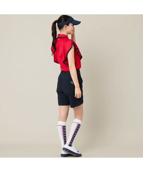 NS23 par Nissa Golf / エヌエス23・パー・ニッサゴルフ カットソー | 【Women's】【吸水速乾】ラッフルスリーブプルオーバー | 詳細6