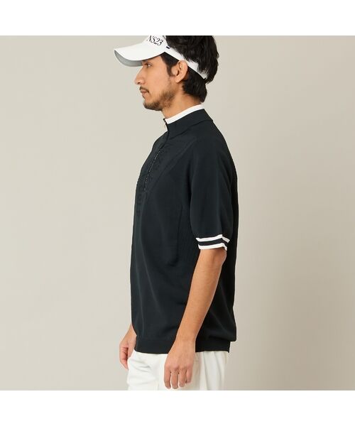 NS23 par Nissa Golf / エヌエス23・パー・ニッサゴルフ ニット・セーター | 【Men's】ホールガーメントハーフジップ | 詳細4