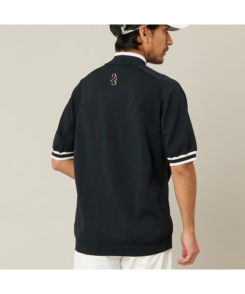 NS23 par Nissa Golf / エヌエス23・パー・ニッサゴルフ ニット・セーター | 【Men's】ホールガーメントハーフジップ | 詳細5