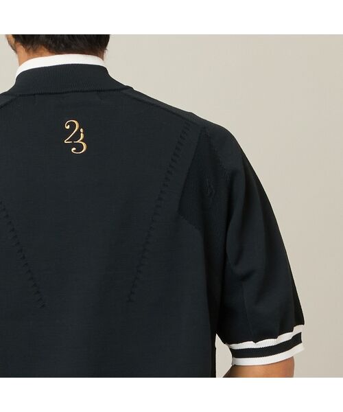 NS23 par Nissa Golf / エヌエス23・パー・ニッサゴルフ ニット・セーター | 【Men's】ホールガーメントハーフジップ | 詳細8