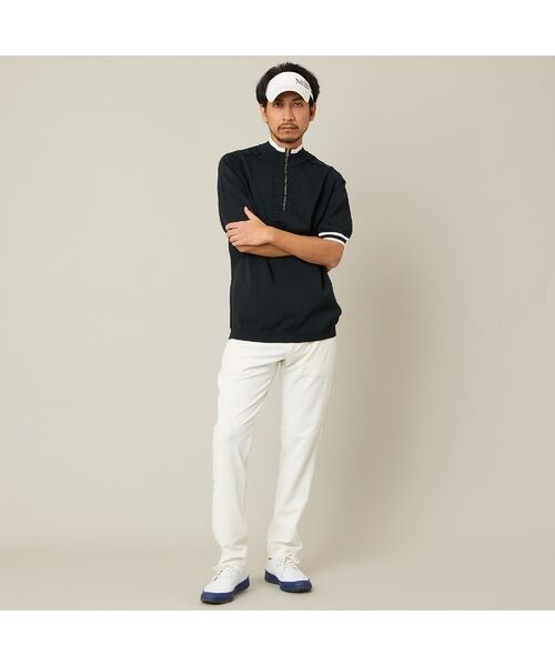 NS23 par Nissa Golf / エヌエス23・パー・ニッサゴルフ ニット・セーター | 【Men's】ホールガーメントハーフジップ | 詳細9
