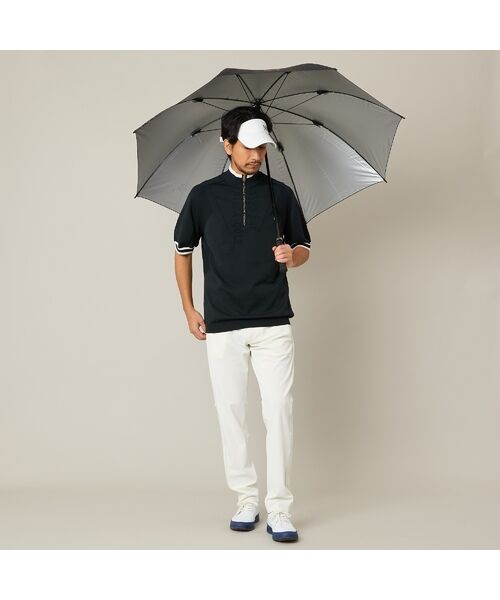 NS23 par Nissa Golf / エヌエス23・パー・ニッサゴルフ ニット・セーター | 【Men's】ホールガーメントハーフジップ | 詳細12