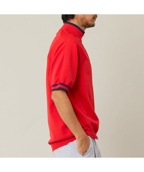 NS23 par Nissa Golf / エヌエス23・パー・ニッサゴルフ ニット・セーター | 【Men's】ホールガーメントハーフジップ | 詳細13