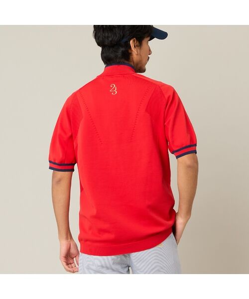 NS23 par Nissa Golf / エヌエス23・パー・ニッサゴルフ ニット・セーター | 【Men's】ホールガーメントハーフジップ | 詳細14