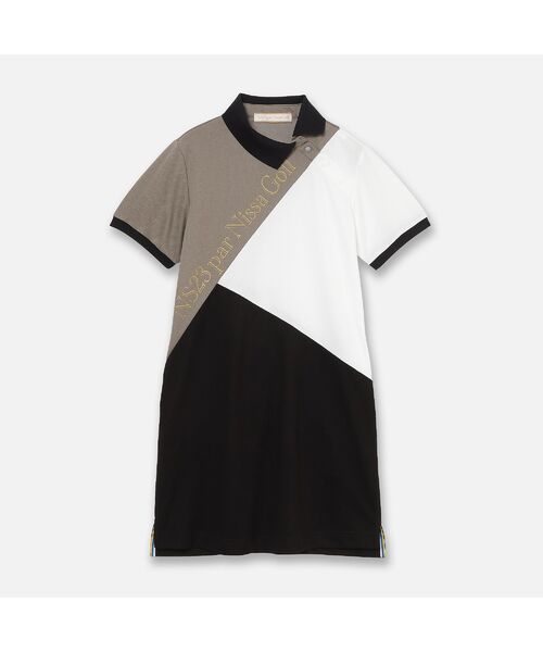 NS23 par Nissa Golf / エヌエス23・パー・ニッサゴルフ ミニ丈・ひざ丈ワンピース | 【Women's】【吸水速乾】マリーンフラッグポロワンピース | 詳細5
