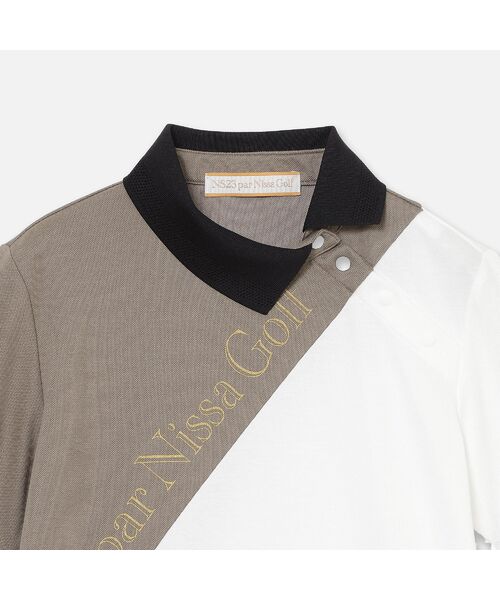 NS23 par Nissa Golf / エヌエス23・パー・ニッサゴルフ ミニ丈・ひざ丈ワンピース | 【Women's】【吸水速乾】マリーンフラッグポロワンピース | 詳細7