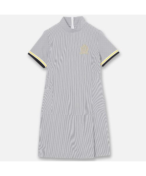 NS23 par Nissa Golf / エヌエス23・パー・ニッサゴルフ ミニ丈・ひざ丈ワンピース | 【Women's】サマーストレッチワンピース（ブルー）