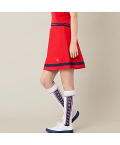 NS23 par Nissa Golf / エヌエス23・パー・ニッサゴルフ ミニ・ひざ丈スカート | 【Women's】【セットアップ可】ニットフレアスカート