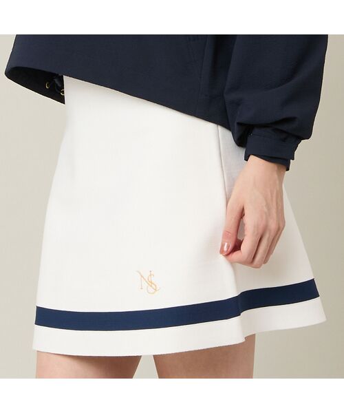 NS23 par Nissa Golf / エヌエス23・パー・ニッサゴルフ ミニ・ひざ丈スカート | 【Women's】【セットアップ可】ニットフレアスカート | 詳細5