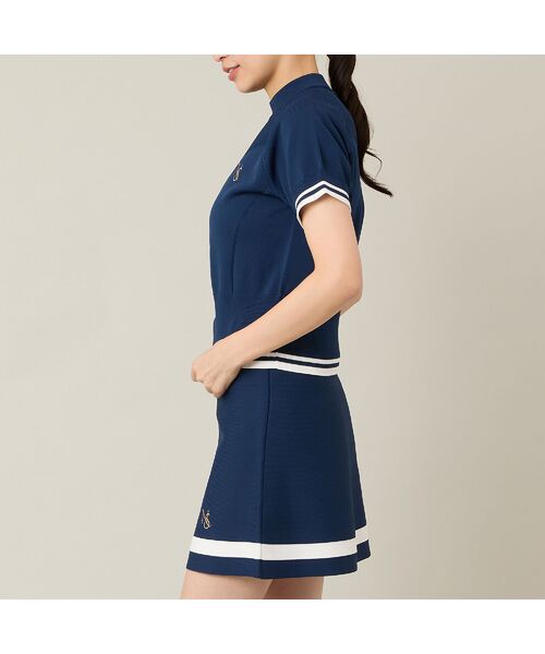 NS23 par Nissa Golf / エヌエス23・パー・ニッサゴルフ ミニ・ひざ丈スカート | 【Women's】【セットアップ可】ニットフレアスカート | 詳細9