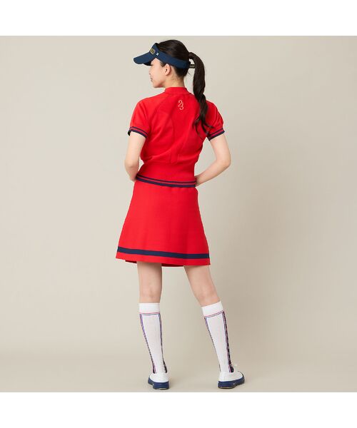 NS23 par Nissa Golf / エヌエス23・パー・ニッサゴルフ ミニ・ひざ丈スカート | 【Women's】【セットアップ可】ニットフレアスカート | 詳細15