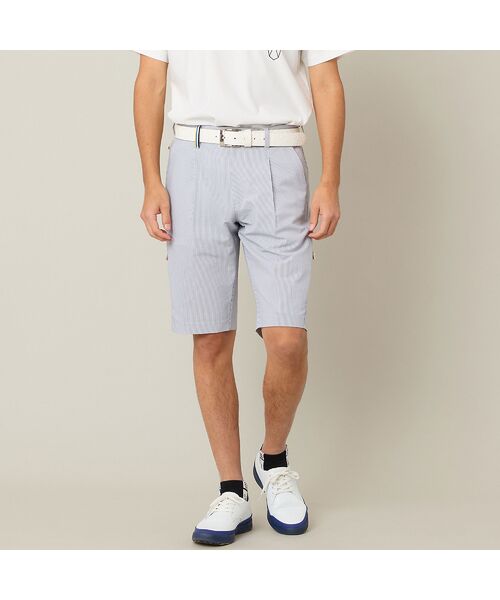 NS23 par Nissa Golf / エヌエス23・パー・ニッサゴルフ ショート・ハーフ・半端丈パンツ | 【Men's】サマーストレッチショートパンツ（ブルー）