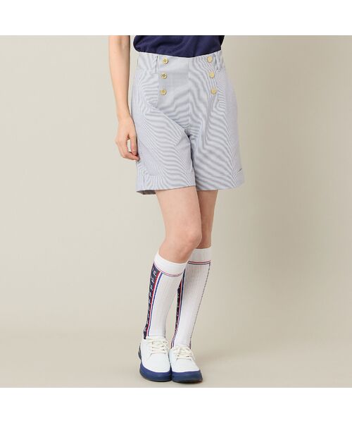 NS23 par Nissa Golf / エヌエス23・パー・ニッサゴルフ ショート・ハーフ・半端丈パンツ | 【Women's】サマーストレッチショートパンツ（ブルー）
