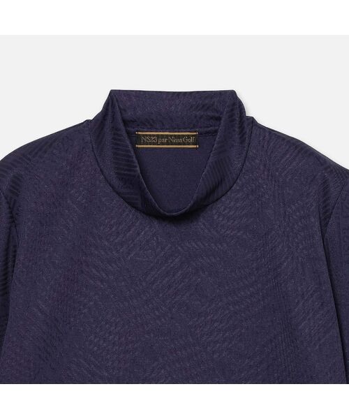 NS23 par Nissa Golf / エヌエス23・パー・ニッサゴルフ カットソー | 【Men's】ロゴジャカードモックネック | 詳細7