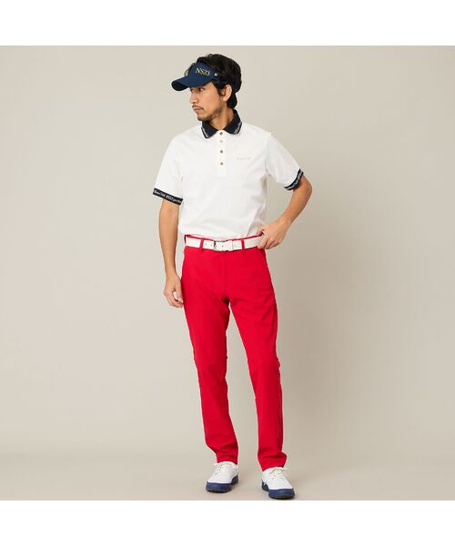 NS23 par Nissa Golf / エヌエス23・パー・ニッサゴルフ ポロシャツ | 【Men's】ロゴ襟アクティブポロシャツ | 詳細4