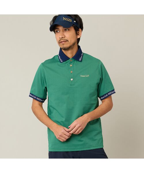 NS23 par Nissa Golf / エヌエス23・パー・ニッサゴルフ ポロシャツ | 【Men's】ロゴ襟アクティブポロシャツ | 詳細6