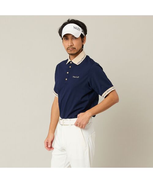 NS23 par Nissa Golf / エヌエス23・パー・ニッサゴルフ ポロシャツ | 【Men's】ロゴ襟アクティブポロシャツ | 詳細7