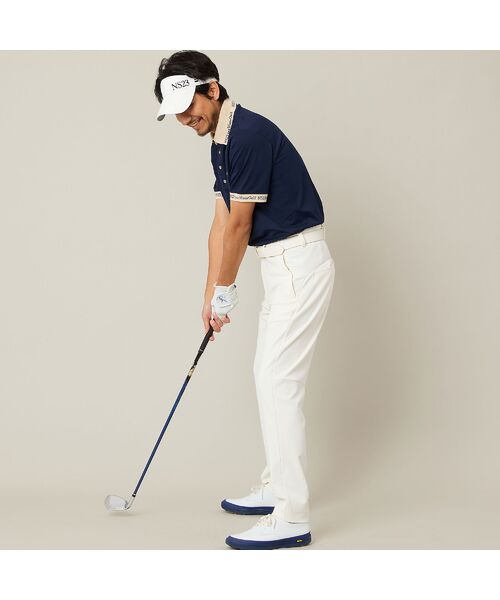 NS23 par Nissa Golf / エヌエス23・パー・ニッサゴルフ ポロシャツ | 【Men's】ロゴ襟アクティブポロシャツ | 詳細10
