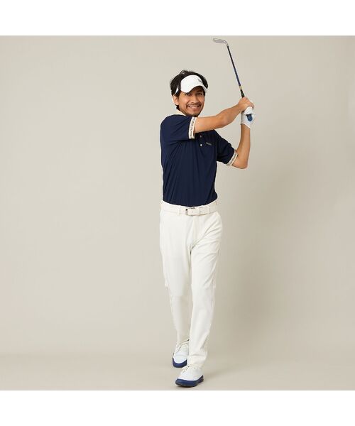 NS23 par Nissa Golf / エヌエス23・パー・ニッサゴルフ ポロシャツ | 【Men's】ロゴ襟アクティブポロシャツ | 詳細11