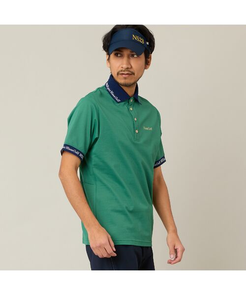 NS23 par Nissa Golf / エヌエス23・パー・ニッサゴルフ ポロシャツ | 【Men's】ロゴ襟アクティブポロシャツ | 詳細12