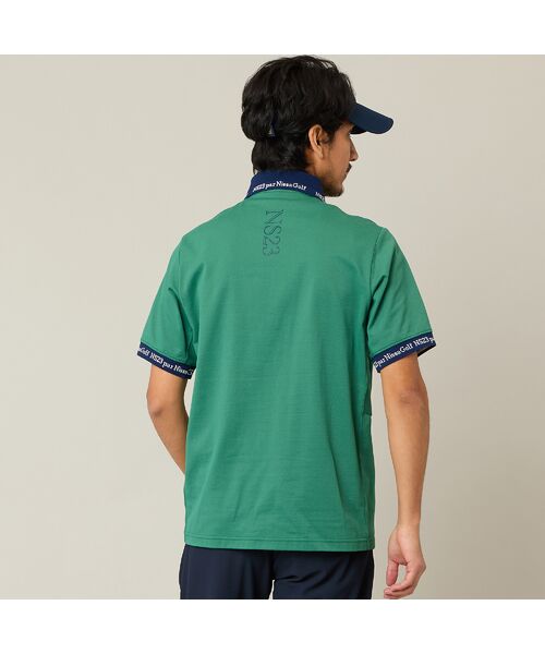NS23 par Nissa Golf / エヌエス23・パー・ニッサゴルフ ポロシャツ | 【Men's】ロゴ襟アクティブポロシャツ | 詳細13