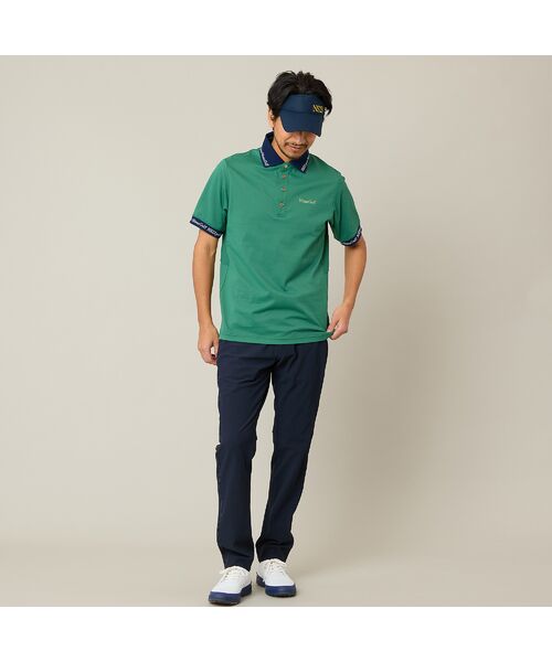 NS23 par Nissa Golf / エヌエス23・パー・ニッサゴルフ ポロシャツ | 【Men's】ロゴ襟アクティブポロシャツ | 詳細14