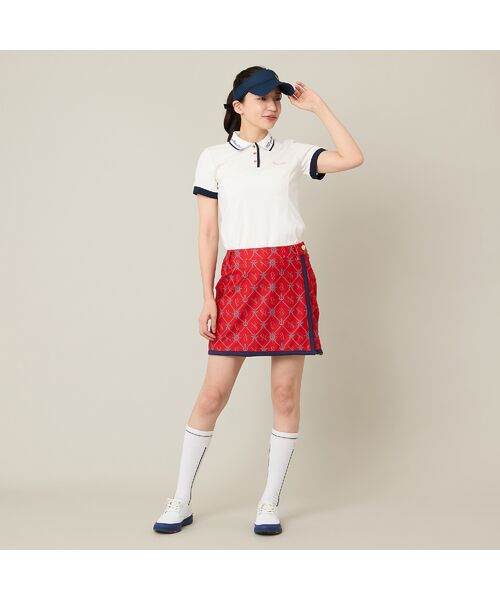 NS23 par Nissa Golf / エヌエス23・パー・ニッサゴルフ ポロシャツ | 【Women's】ロゴ襟アクティブポロシャツ | 詳細4