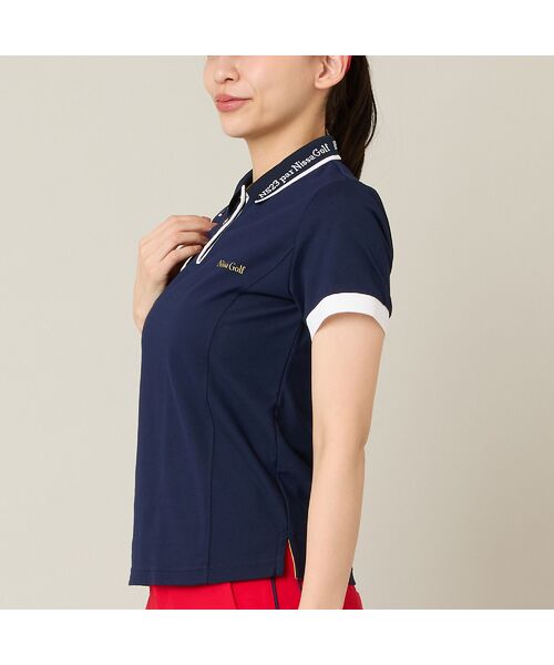 NS23 par Nissa Golf / エヌエス23・パー・ニッサゴルフ ポロシャツ | 【Women's】ロゴ襟アクティブポロシャツ | 詳細6