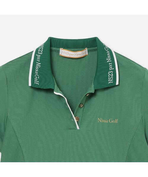 NS23 par Nissa Golf / エヌエス23・パー・ニッサゴルフ ポロシャツ | 【Women's】ロゴ襟アクティブポロシャツ | 詳細17