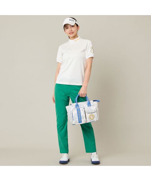 NS23 par Nissa Golf / エヌエス23・パー・ニッサゴルフ カットソー | 【Women's】ロゴジャカードモックネック | 詳細5