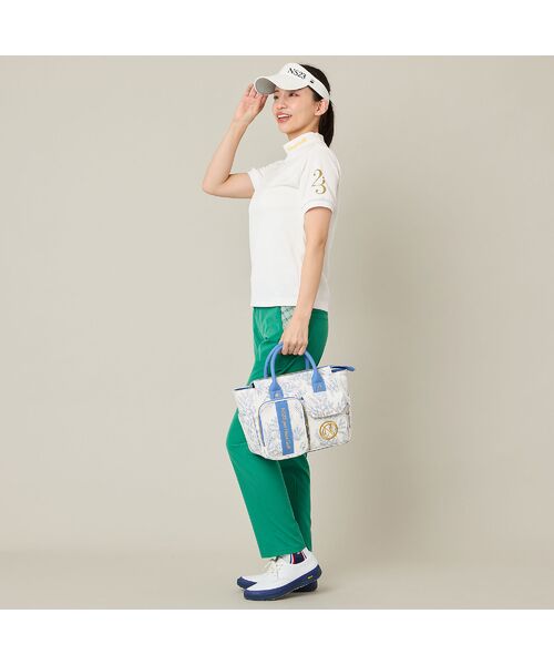 NS23 par Nissa Golf / エヌエス23・パー・ニッサゴルフ カットソー | 【Women's】ロゴジャカードモックネック | 詳細6