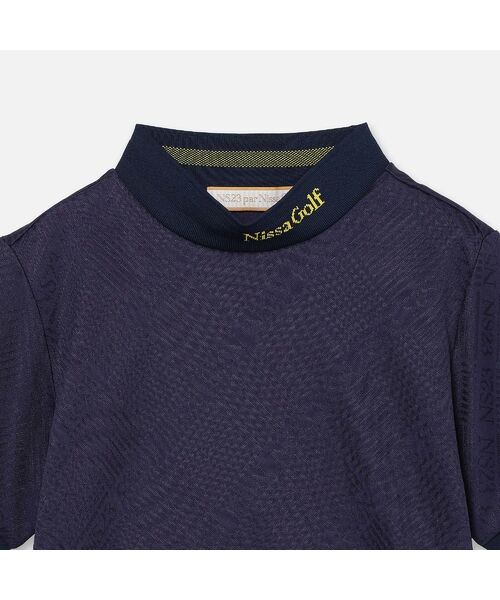 NS23 par Nissa Golf / エヌエス23・パー・ニッサゴルフ カットソー | 【Women's】ロゴジャカードモックネック | 詳細12