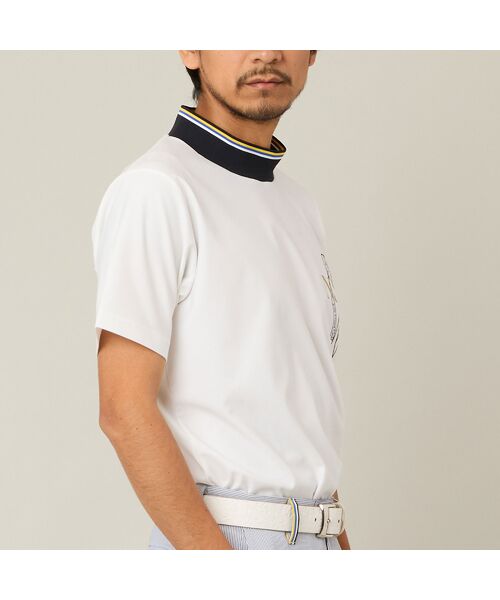NS23 par Nissa Golf / エヌエス23・パー・ニッサゴルフ カットソー | 【Men's】マリンモチーフモックネック | 詳細1