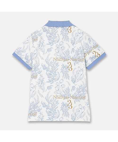 NS23 par Nissa Golf / エヌエス23・パー・ニッサゴルフ カットソー | 【追加生産】【Women's】【接触冷感】ミモザプリントポロ | 詳細2