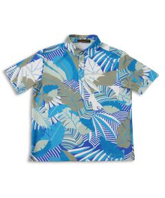 NS23 par Nissa Golf / エヌエス23・パー・ニッサゴルフ ポロシャツ | 【Men's】ボタニカルプリントポロシャツ