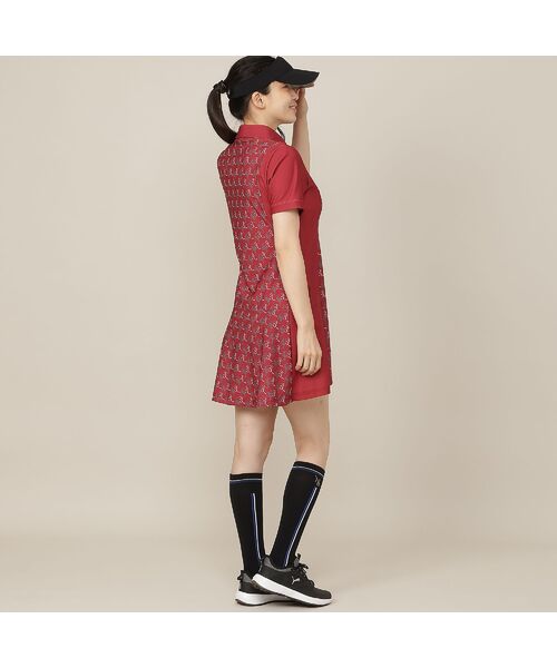 NS23 par Nissa Golf / エヌエス23・パー・ニッサゴルフ ミニ丈・ひざ丈ワンピース | 【Women's】モノグラムプリントワンピース | 詳細14