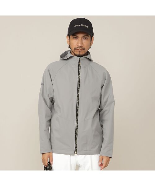 NS23 par Nissa Golf / エヌエス23・パー・ニッサゴルフ その他アウター | 【Men's／伸縮性◎】AddElm ZIPパーカー（グレー）