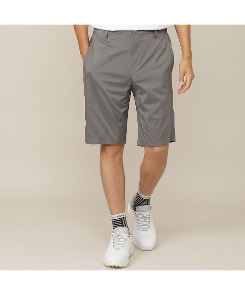 NS23 par Nissa Golf / エヌエス23・パー・ニッサゴルフ ショート・ハーフ・半端丈パンツ | 【Men's／セットアップ対応】軽量ストレッチハーフパンツ（カーキ）