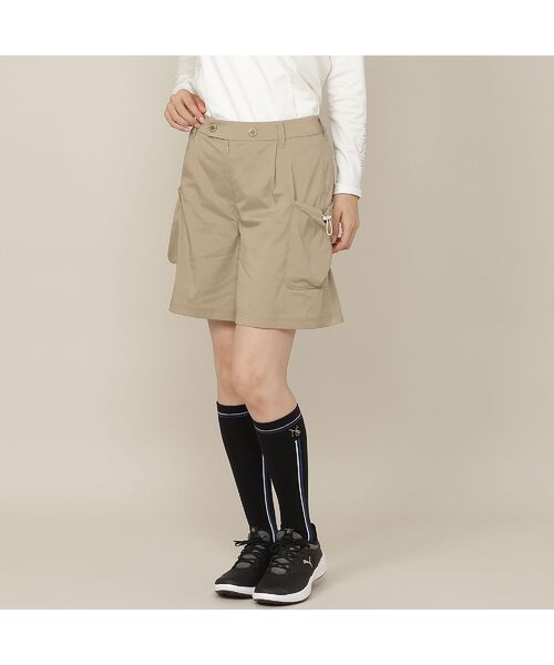 NS23 par Nissa Golf / エヌエス23・パー・ニッサゴルフ ショート・ハーフ・半端丈パンツ | 【Women's/接触冷感/撥水性/セットアップ対応】軽量ストレッチハーフパンツ | 詳細1