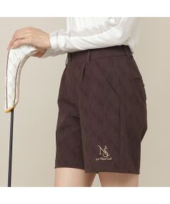 NS23 par Nissa Golf / エヌエス23・パー・ニッサゴルフ ショート・ハーフ・半端丈パンツ | 【Women's】モノグラムプリントキュロット