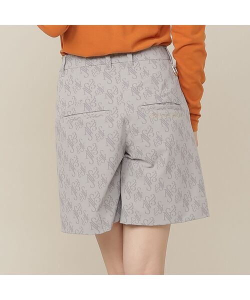 NS23 par Nissa Golf / エヌエス23・パー・ニッサゴルフ ショート・ハーフ・半端丈パンツ | 【Women's】モノグラムプリントキュロット | 詳細1