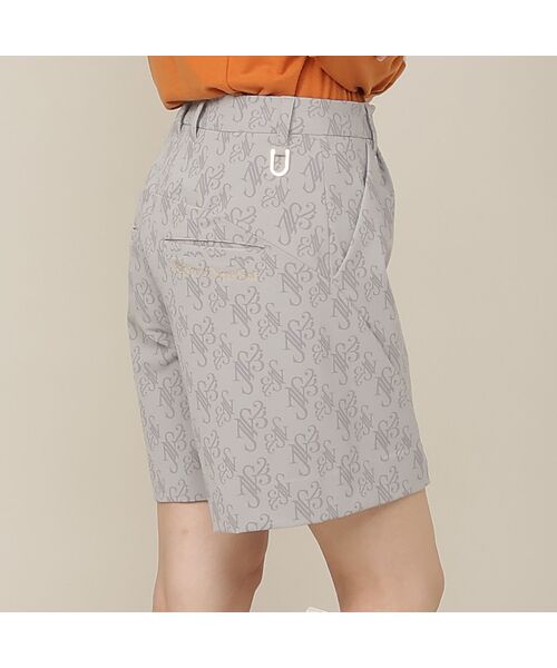 NS23 par Nissa Golf / エヌエス23・パー・ニッサゴルフ ショート・ハーフ・半端丈パンツ | 【Women's】モノグラムプリントキュロット | 詳細2