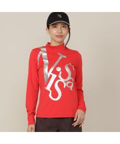 NS23 par Nissa Golf / エヌエス23・パー・ニッサゴルフ シャツ・ブラウス | 【Women's】ロゴプリントモックネック