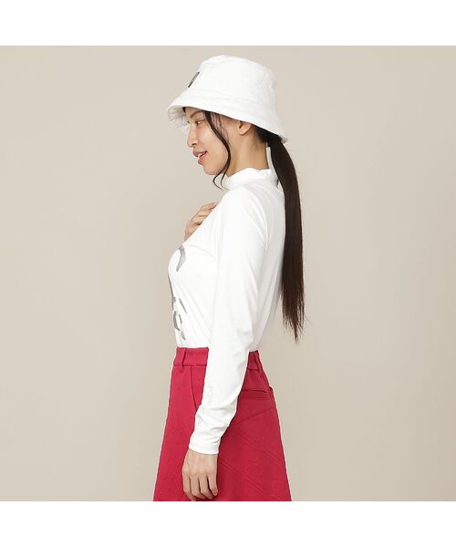NS23 par Nissa Golf / エヌエス23・パー・ニッサゴルフ シャツ・ブラウス | 【Women's】ロゴプリントモックネック | 詳細1